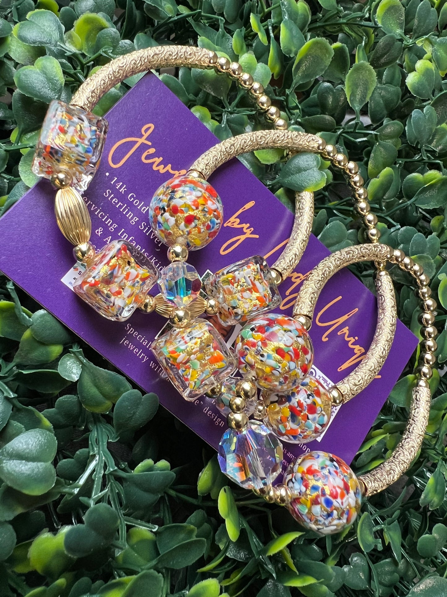 Confetti/Swarovski Stretch Set