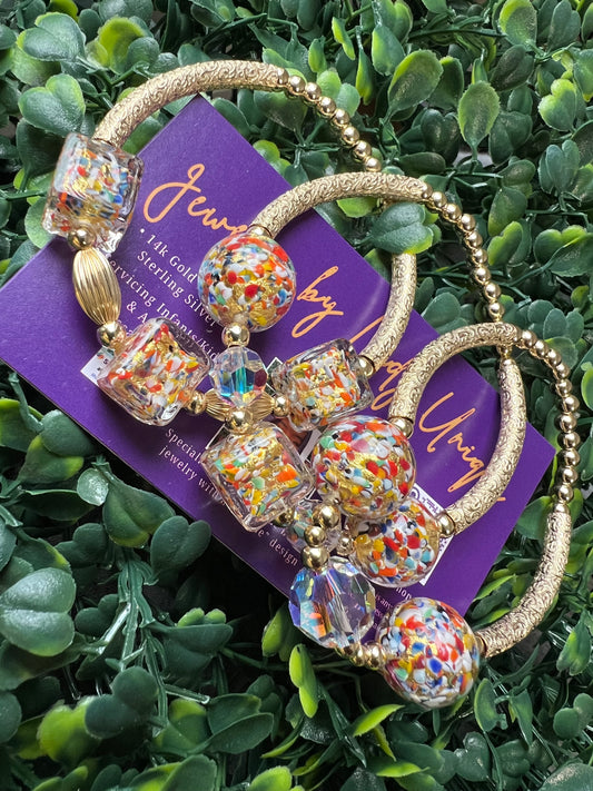 Confetti/Swarovski Stretch Set