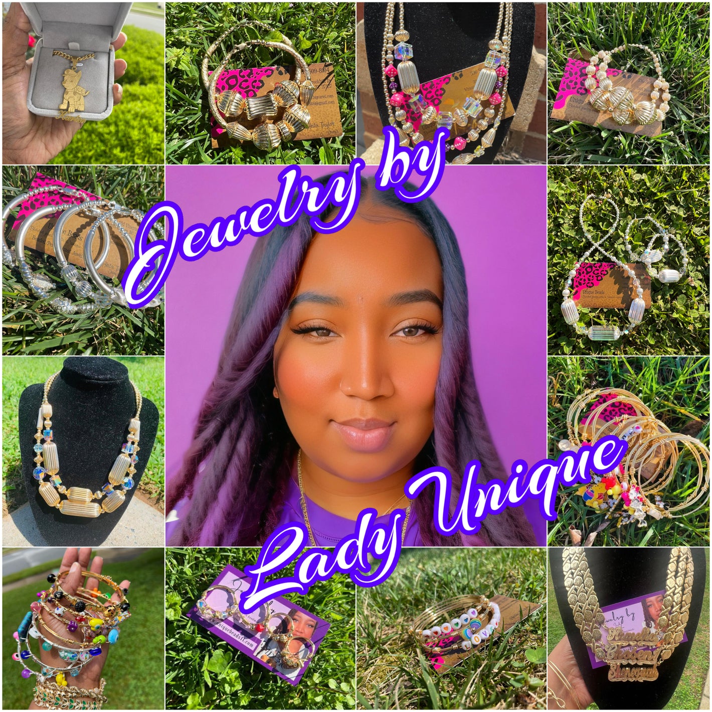 Beaded jewelry with a “unique” design ! Jewelry by Lady Unique
