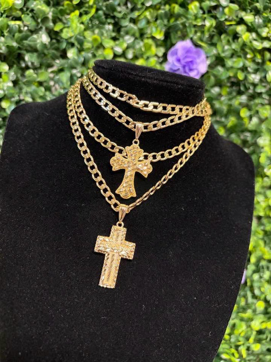 Nugget Necklace Stack