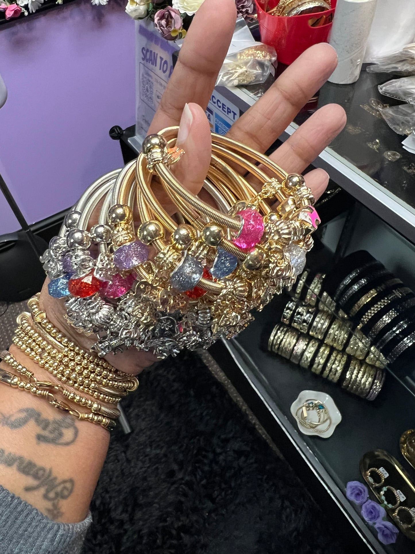 Stretchy Charm Bracelets