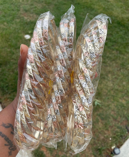 Tri Color Bangle Bundle