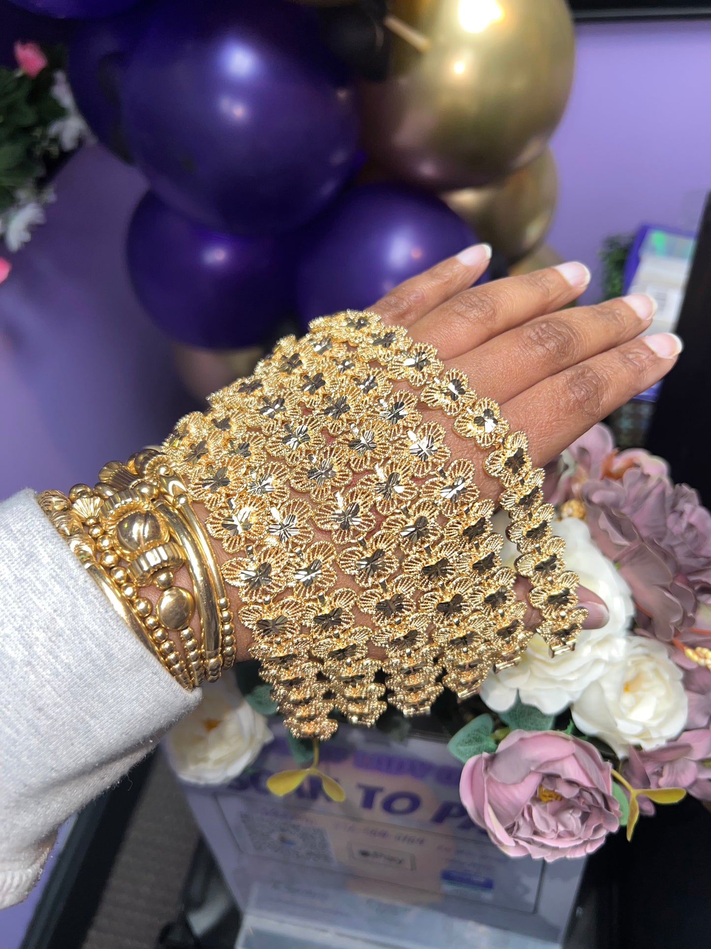 Gold Chunky Butterfly