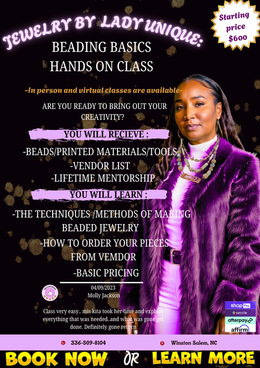 Beaded Jewelry Class