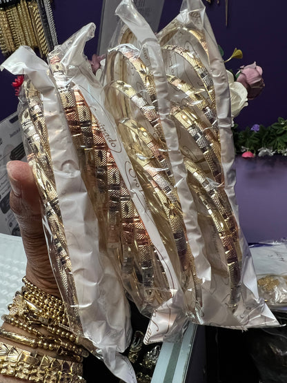 Tri Color Fluffy Wrist Bangle