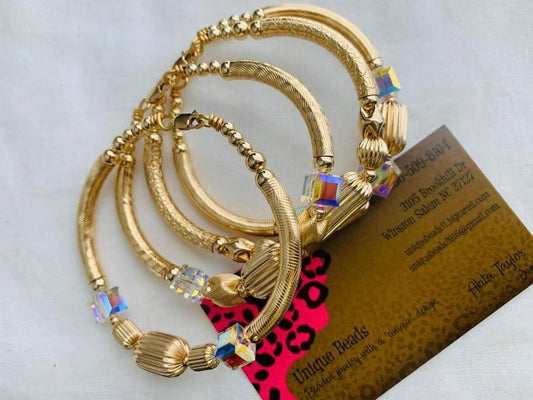 Blinged Out Bangle Set