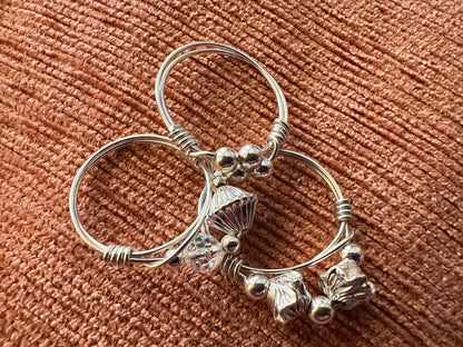 Silver Ring Set