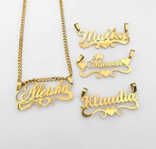 Gold Filled Nameplate